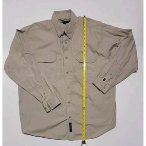 5.11 Tactical Series XL Long Sleeve Shacket Jacket Shirt Mesh Lined‎ Vented Back